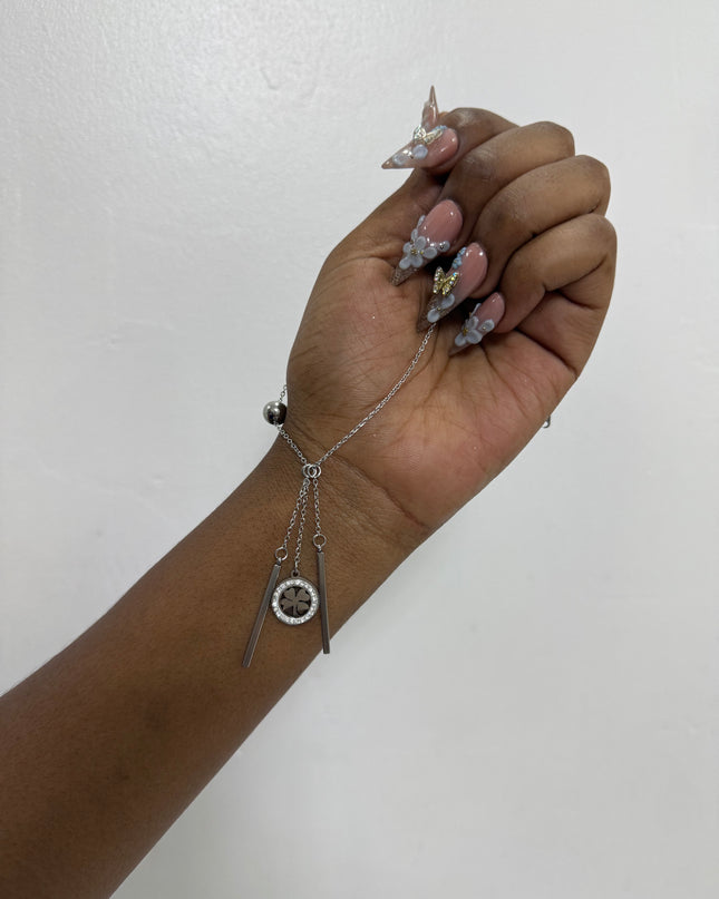 Designer-Inspired Interlocking GG Crystal Circle Pendant Necklace