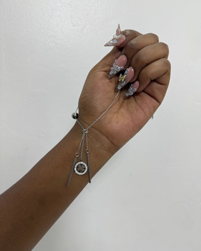 Designer-Inspired Interlocking GG Crystal Circle Pendant Necklace