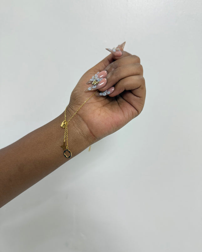 Designer-Inspired Lucky Charms Dangle Necklace