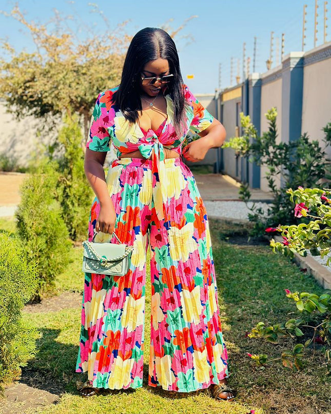 Floral Palazzo pants Set