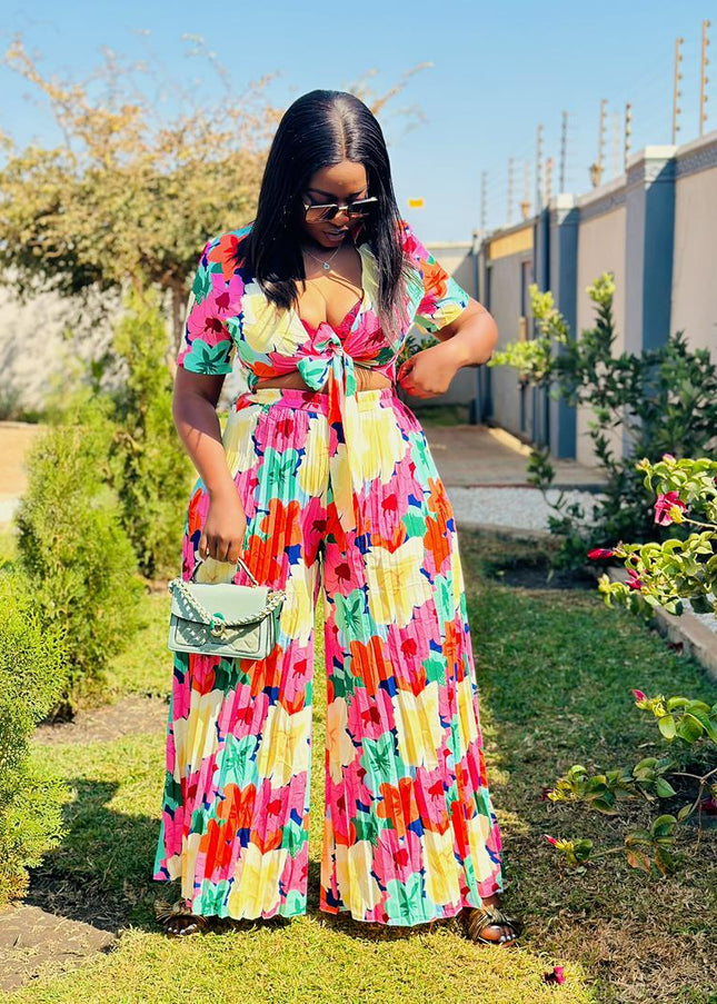 Floral Palazzo pants Set